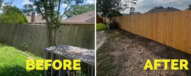 Before and After Lawn Care Maintenance